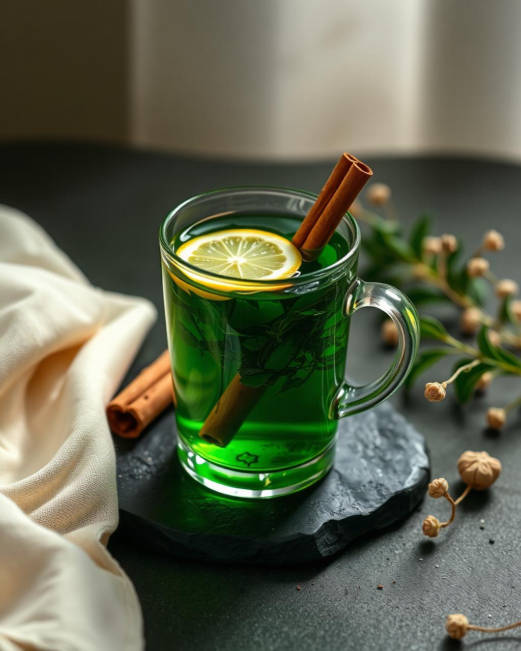 ARQ Fat Burning Tea — Green Tea · Cinnamon · Lemon